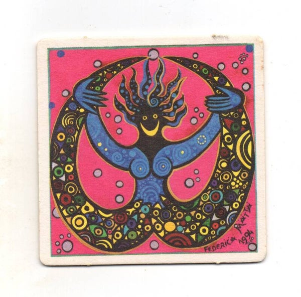 Sottobicchiere Kronenbourg Art ed. 94 Federica Matta medusa