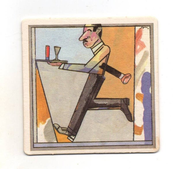 Sottobicchiere Kronenbourg 1664 Art Ed.95 Antonio Segni cameriere