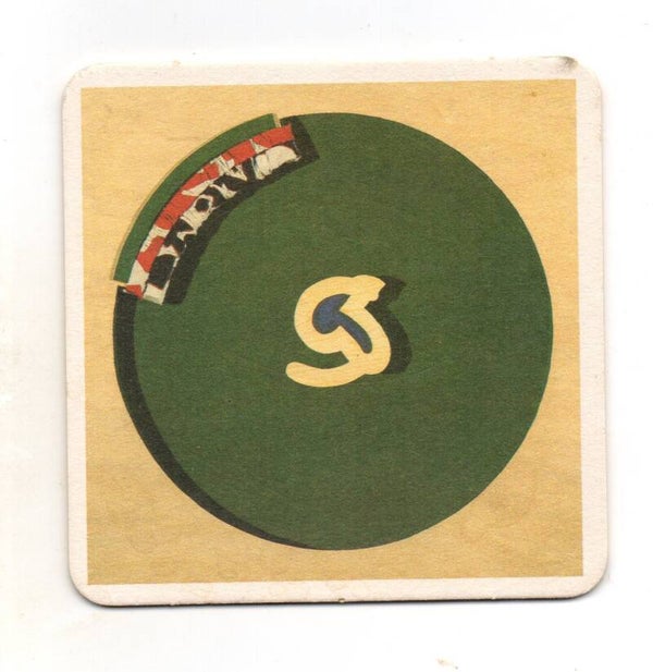 Sottobicchiere Kronenbourg 1664 Art ed. 93 Radovan Kraguli verde