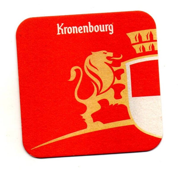 Sottobicchiere Kronenbourg leone d'oro