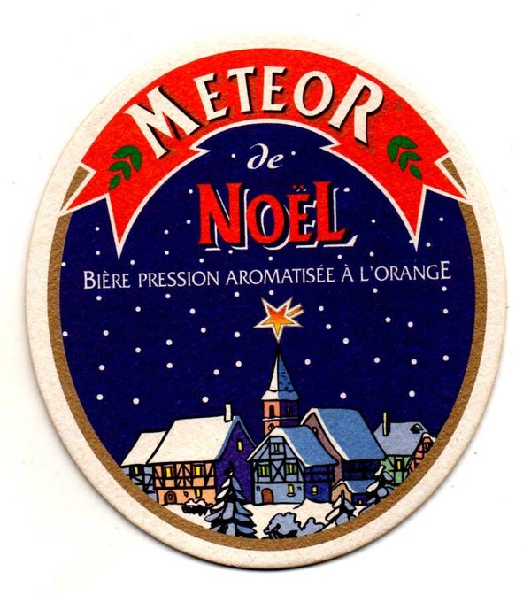 Sottobicchiere Meteor de Noel a l'orange