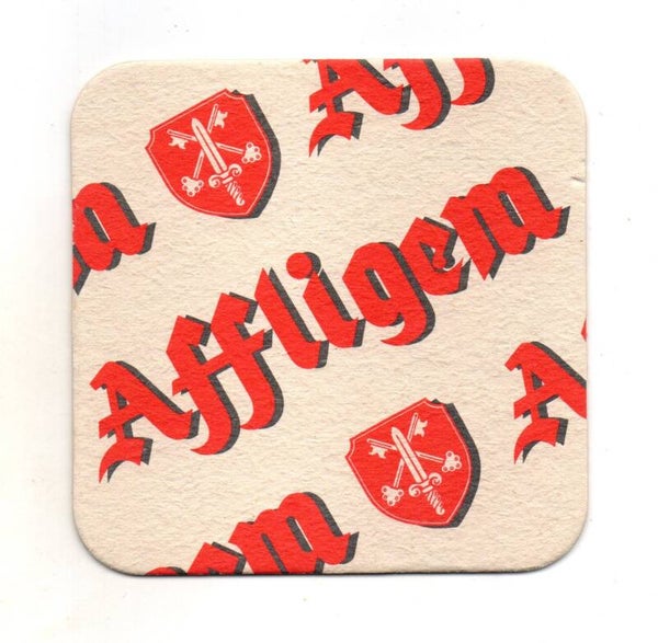 Sottobicchiere Affligem scudo rosso