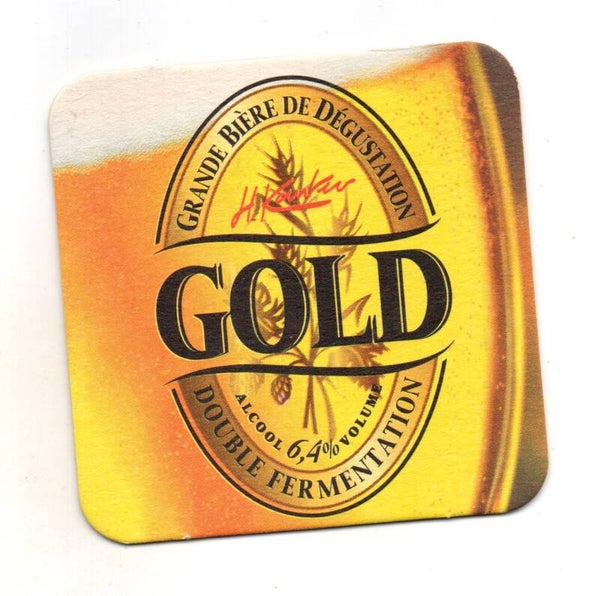 Sottobicchiere Maitre Kanter Gold double fermentation