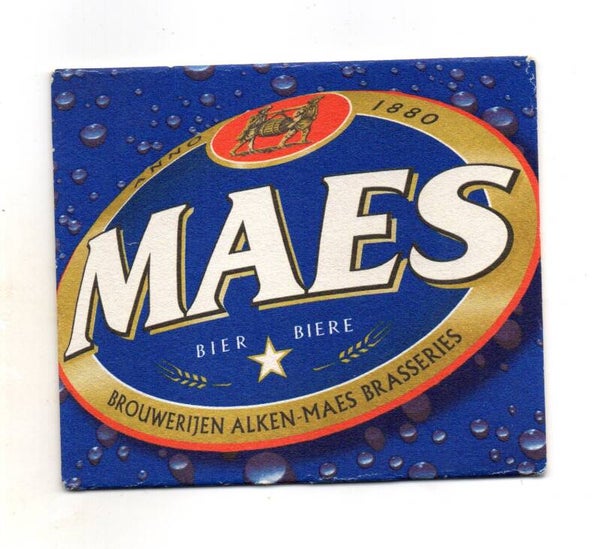 Sottobicchiere Maes 1880 brouwerijen Alken