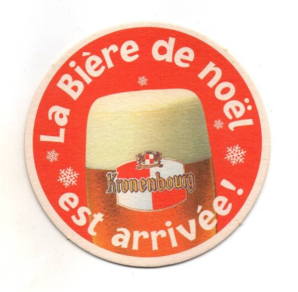 Sottobicchiere Kronenbourg La biere de Noel est arrivee