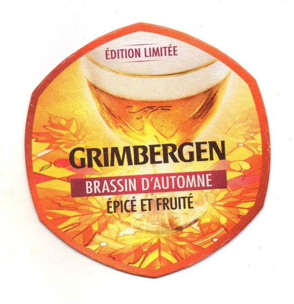 Sottobicchiere Grimbergen Brassin d'Automne Epice et Fruite