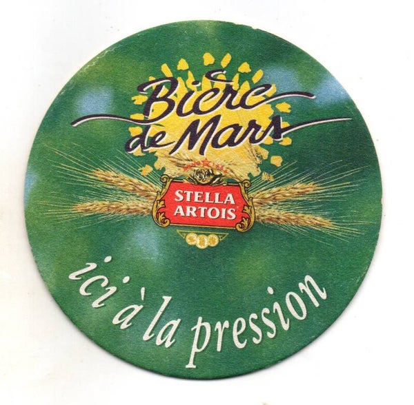 Sottobicchiere Stella Artois Biere de Mars