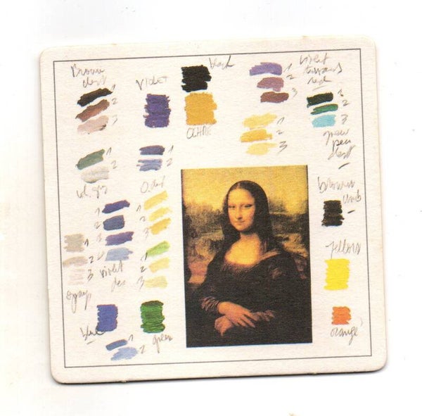 Sottobicchiere Kronenbourg 1664 Art ed.94 Osvaldo Romberg monna lisa