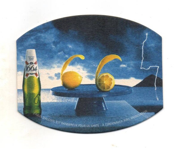 Sottobicchiere Kronenbourg 1664 limoni