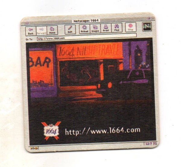 Sottobicchiere Kronenbourg 1664 Night Travel