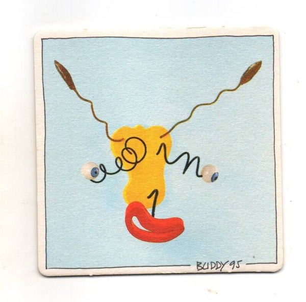 Sottobicchiere Kronenbourg 1664 Art Ed.95 Di Rosa cow molle