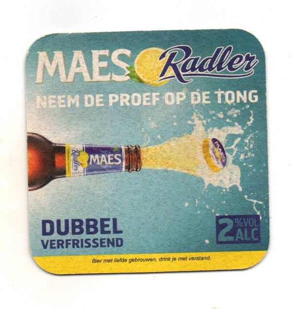 Sottobicchiere Maes Radler dubbel