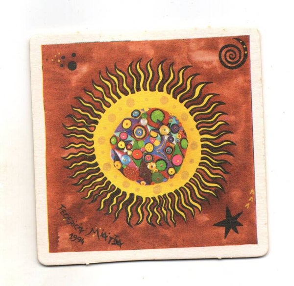 Sottobicchiere Kronenbourg 1664 Art Ed.94 Federica Matta sole