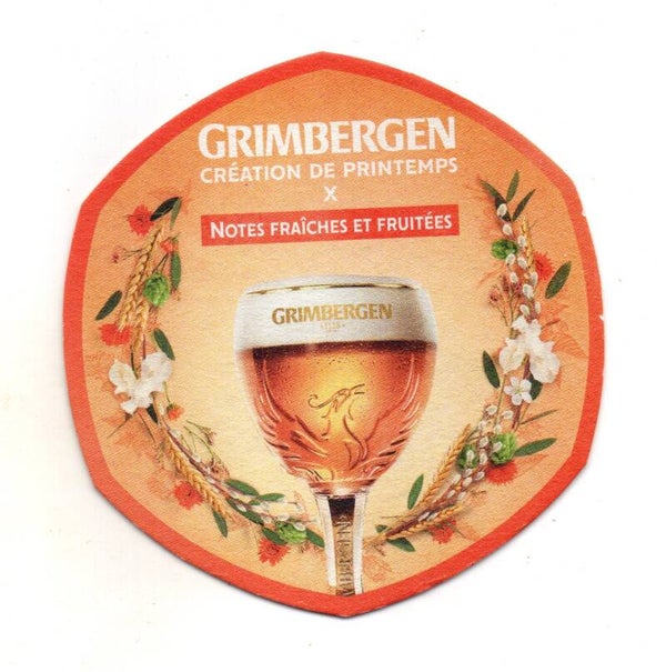 Sottobicchiere Grimbergen Creation de Printemps Fraiches et Fruitees