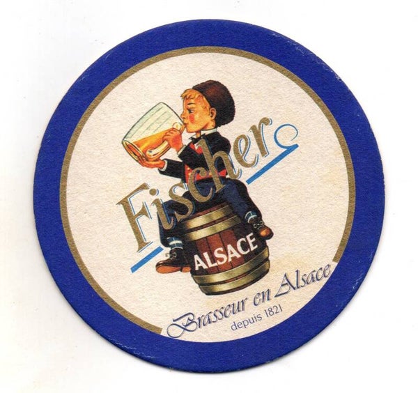 Sottobicchiere Fischer Alsace Depuis 1821 rotondo