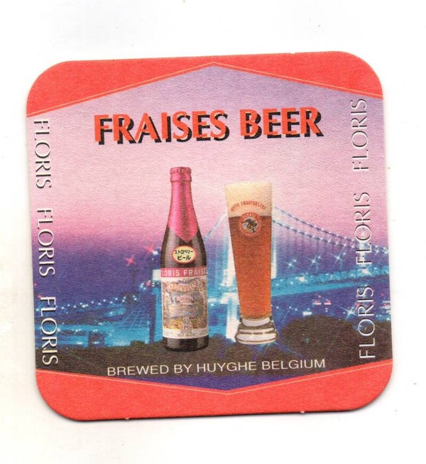 Sottobicchiere Floris fraises beer