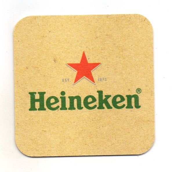 Sottobicchiere Heineken 100% recycle