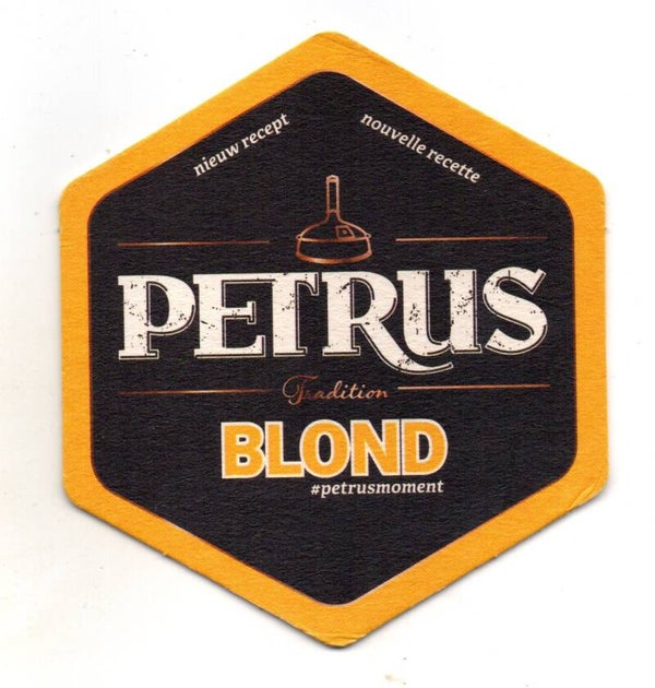 Sottobicchiere Petrus blond esagonale