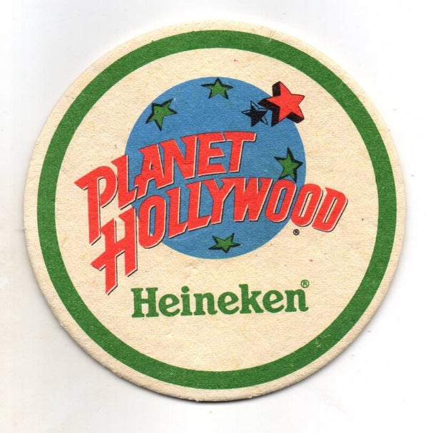 Sottobicchiere Heineken Planet Hollywood