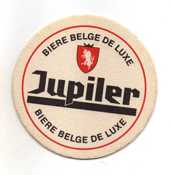 Sottobicchiere Jupiler Biere Belge de luxe vintage