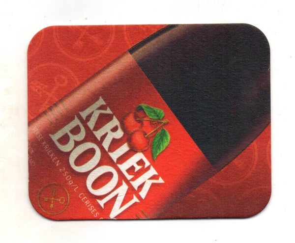Sottobicchiere Kriek Boon rosso
