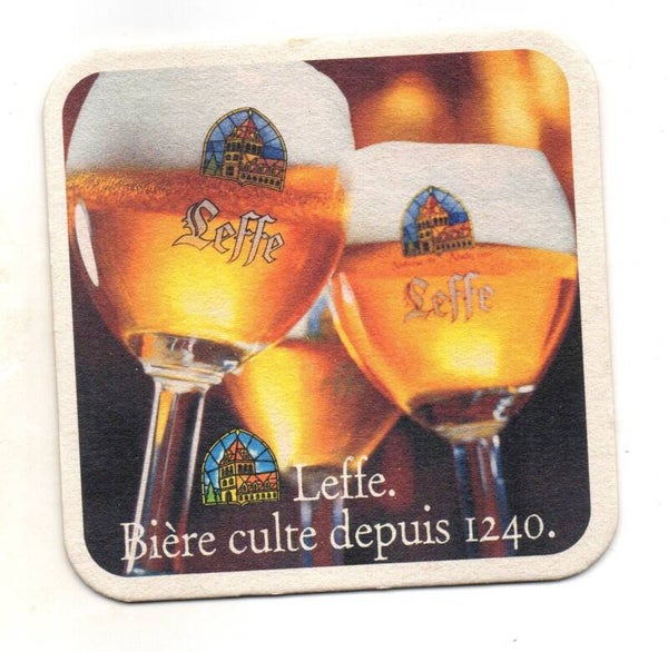 Sottobicchiere Leffe Biere culte depuis 1240
