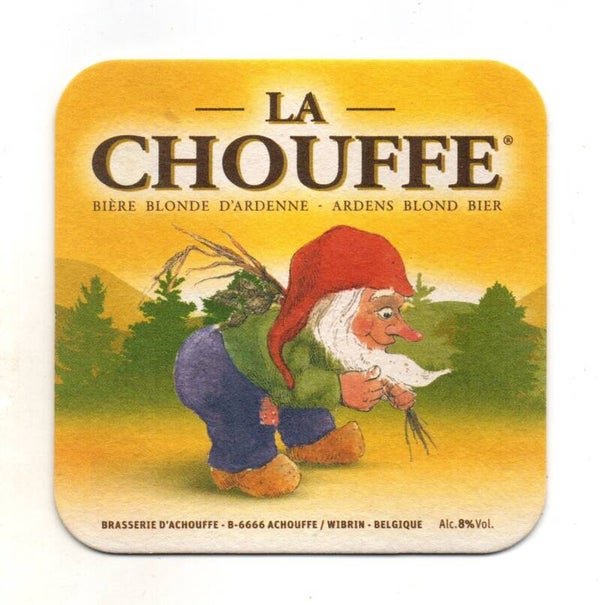 Sottobicchiere La Chouffe Ardens blond bier