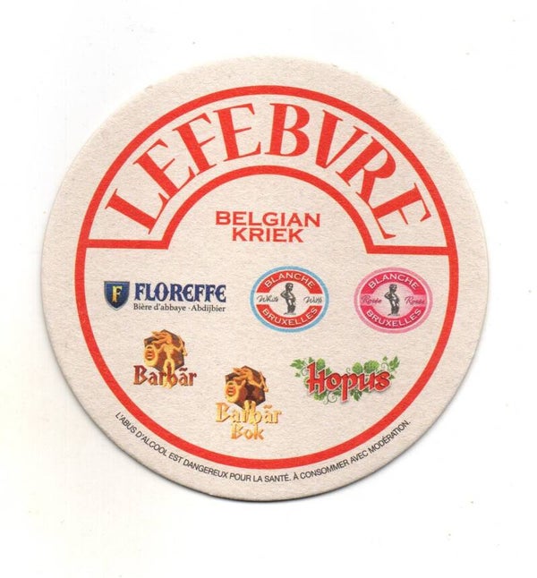 Sottobicchiere Lefebvre Belgian kriek