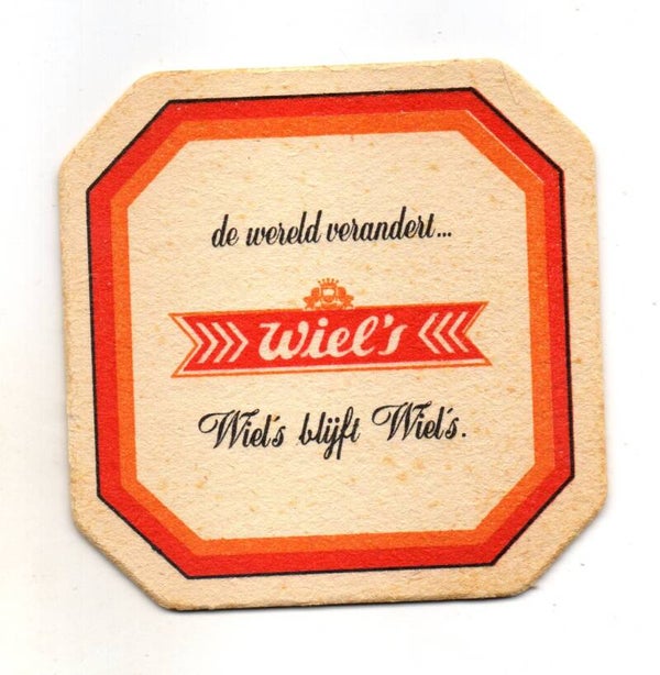 Sottobicchiere Wiel's de wereld verandert vintage