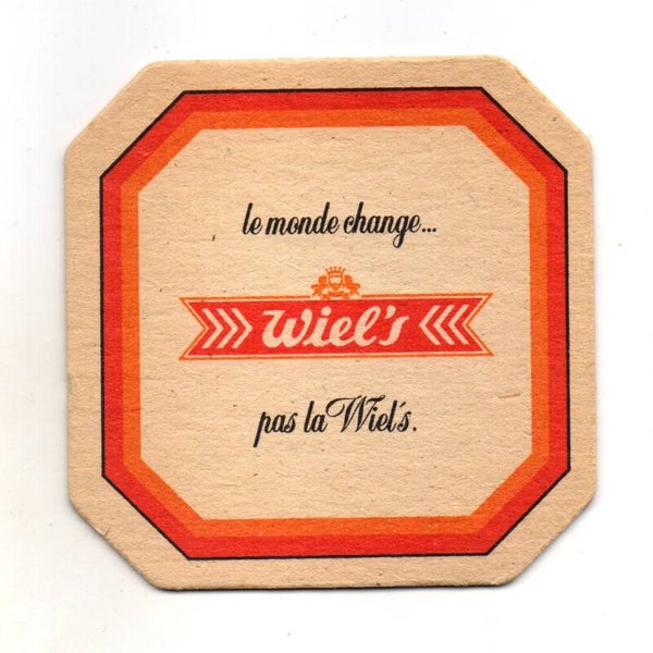 Sottobicchiere Wiel's le monde change vintage