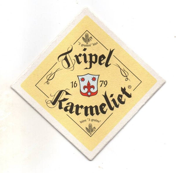 Sottobicchiere Tripel Karmeliet 1679 rombo