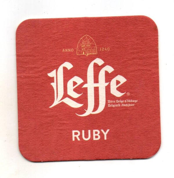 Sottobicchiere Leffe Ruby quadrato