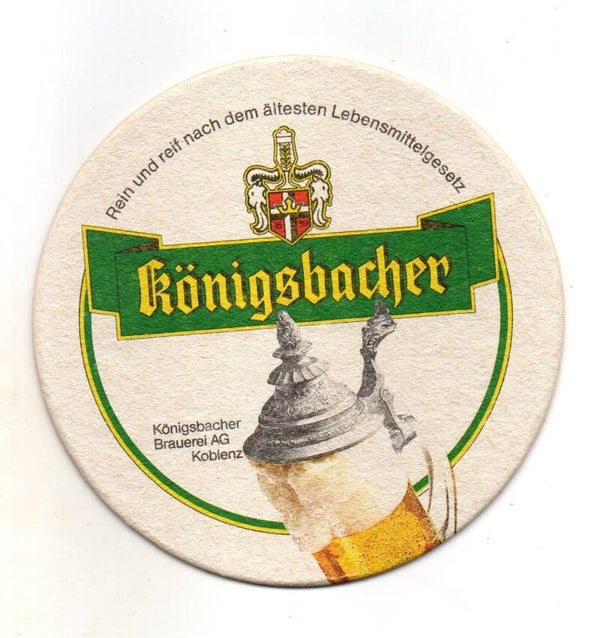 Sottobicchiere Konigsbacher Pils rotondo