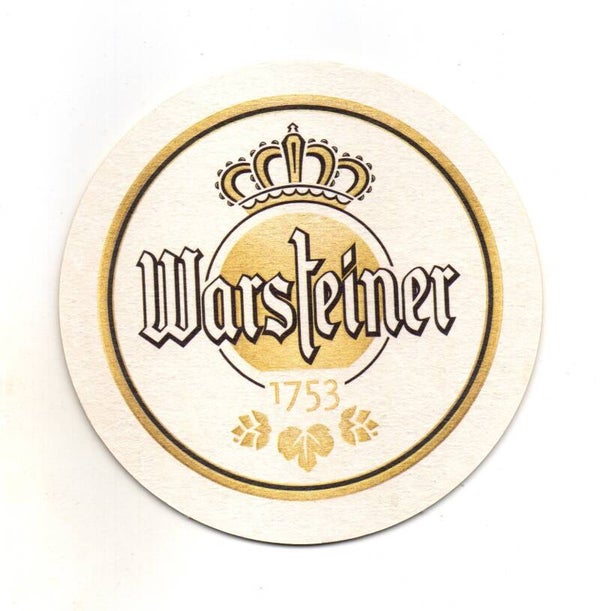 Sottobicchiere Warsteiner 1753 Quality