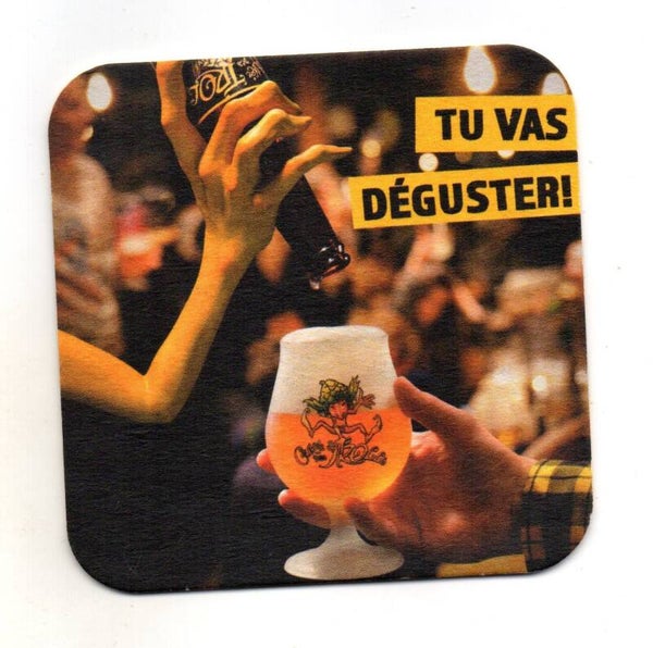 Sottobicchiere Cuvèe des Trolls tu vas degustèr