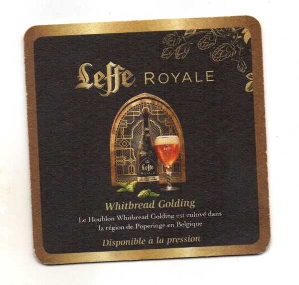 Sottobicchiere Leffe Royale Whitbread Golding / Cascade Ipa