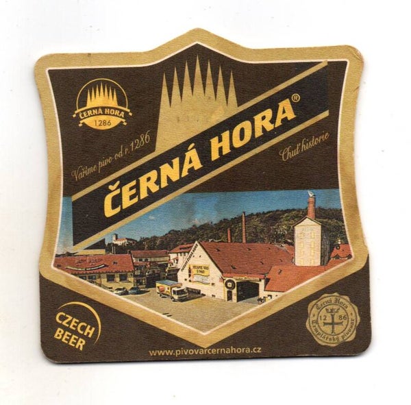 Sottobicchiere Cerna Hora vintage