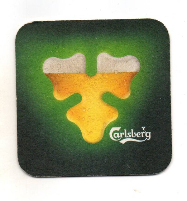 Sottobicchiere Carlsberg trifoglio
