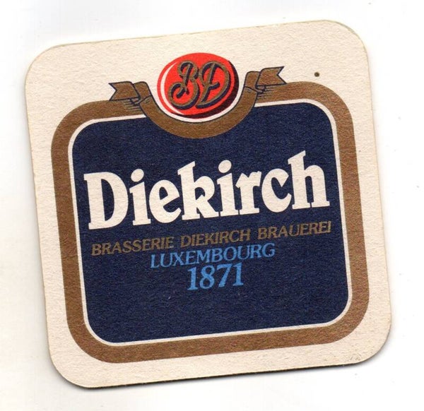 Sottobicchiere Diekirch Luxembourg 1871