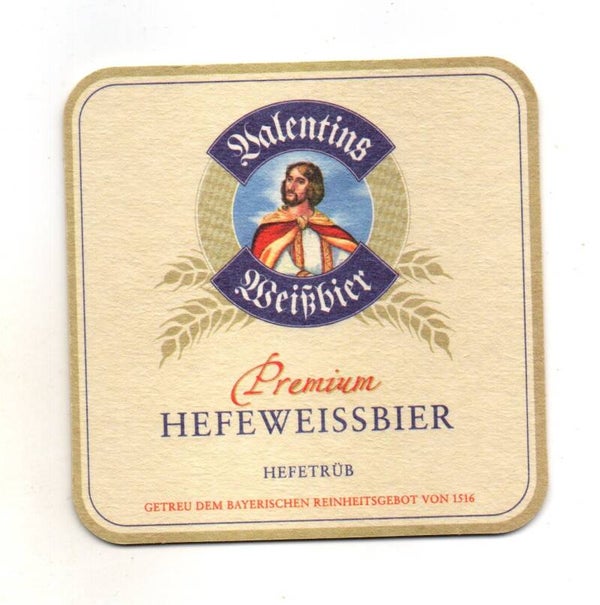 Sottobicchiere Valentins Premium Hefe Weissbier