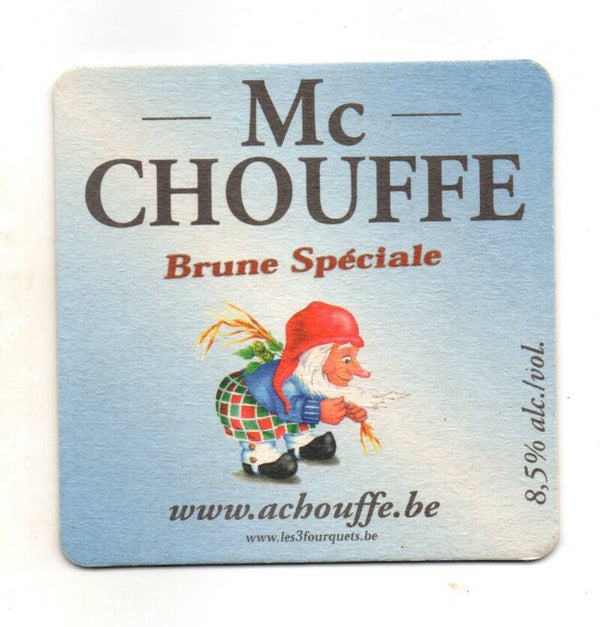 Sottobicchiere Mc Chouffe La Chouffe Brune 8,5% Blonde speciale 8%