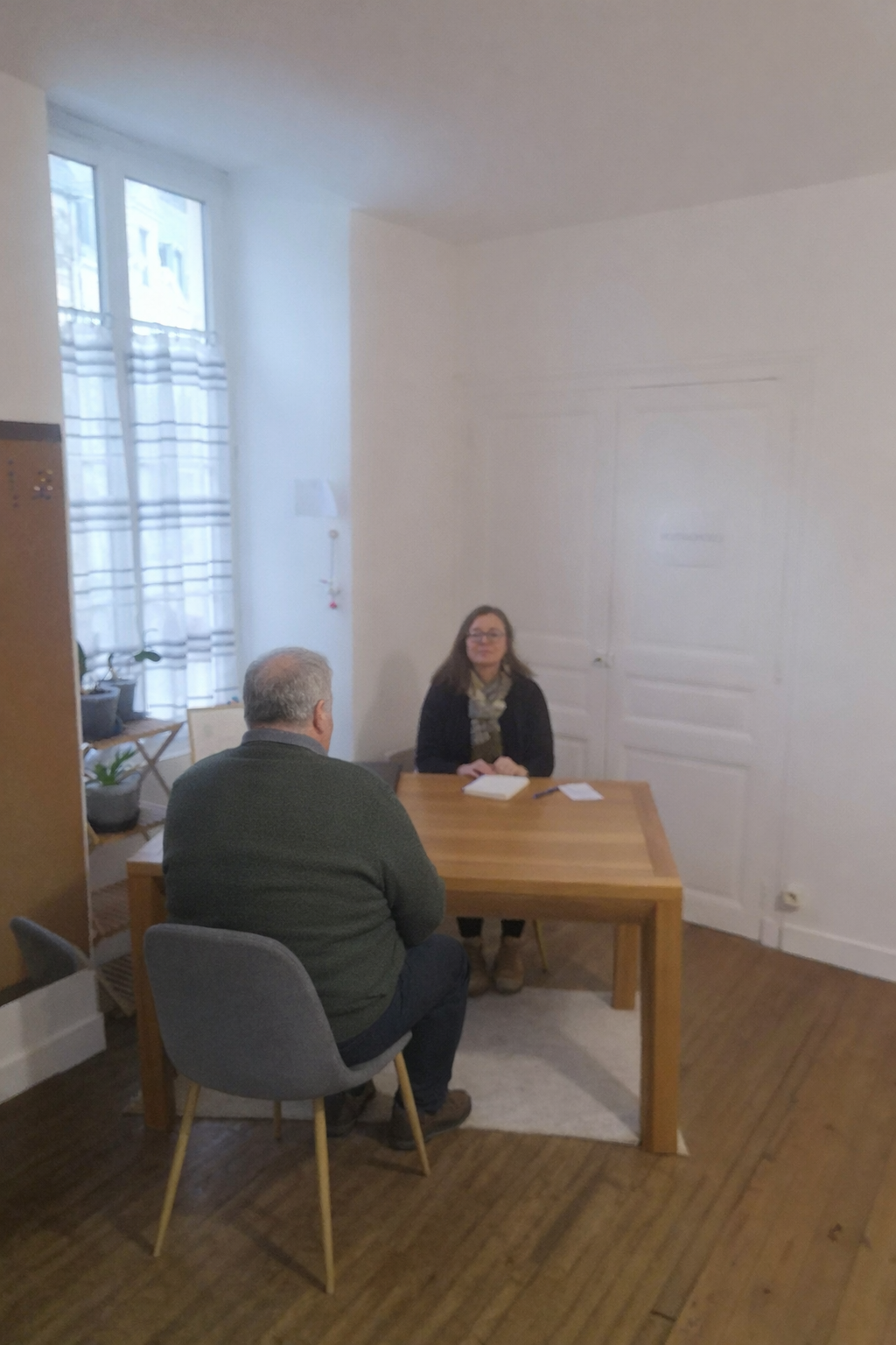 Christine Brétéché en séance perte de poids dans son cabinet à savenay