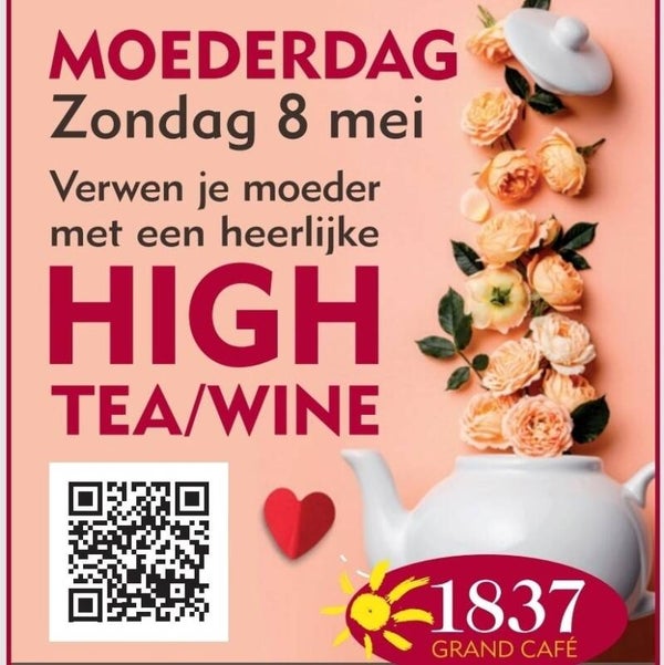 High tea/high wine met persoonlijk glas