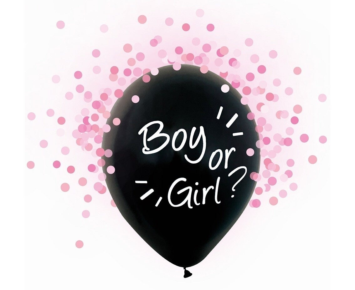 Gender reveal ballon - roze