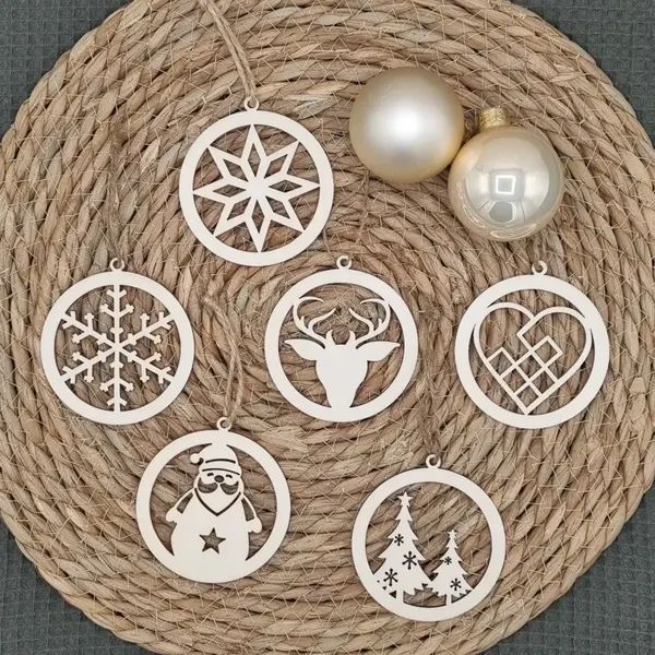 Kerst hangers - rond