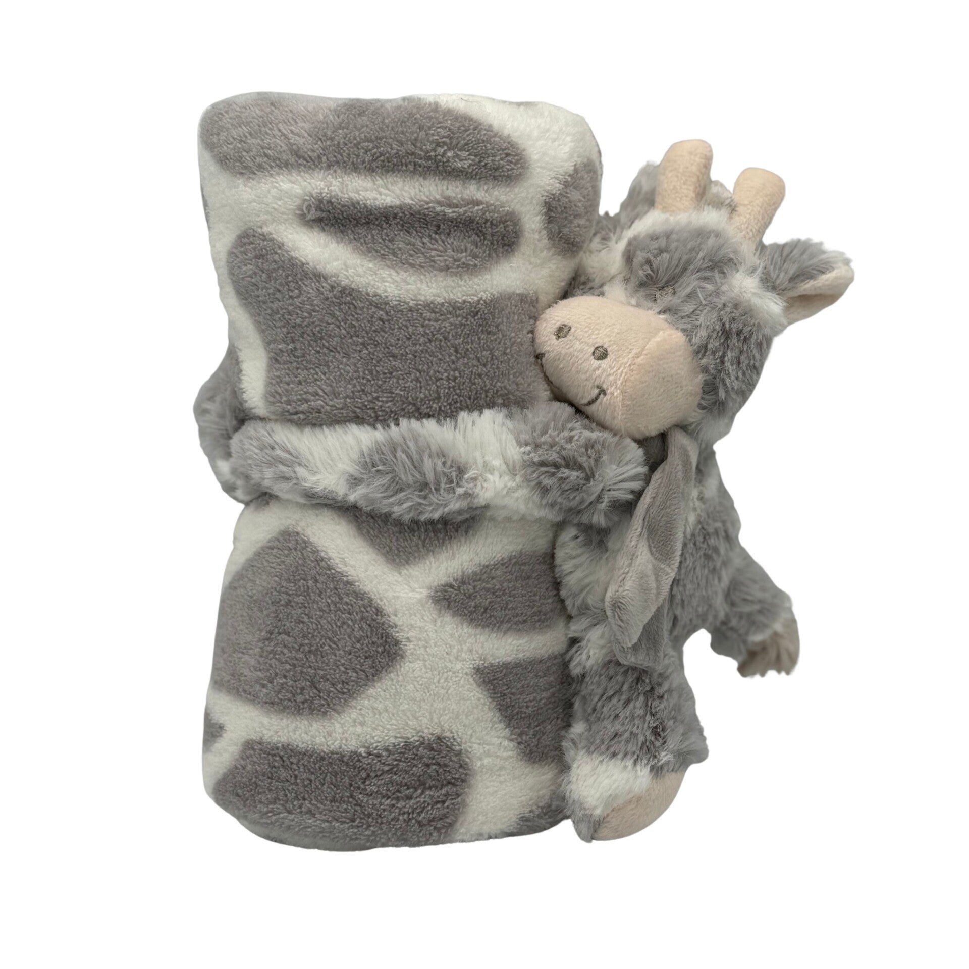 Koeien knuffel met dekentje