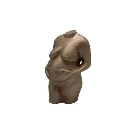 Buikbeeldje - oud goud