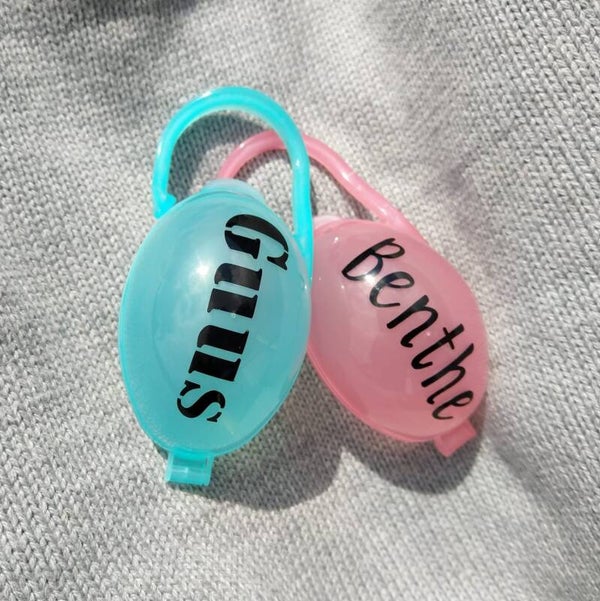 Bedrukte speenhouder