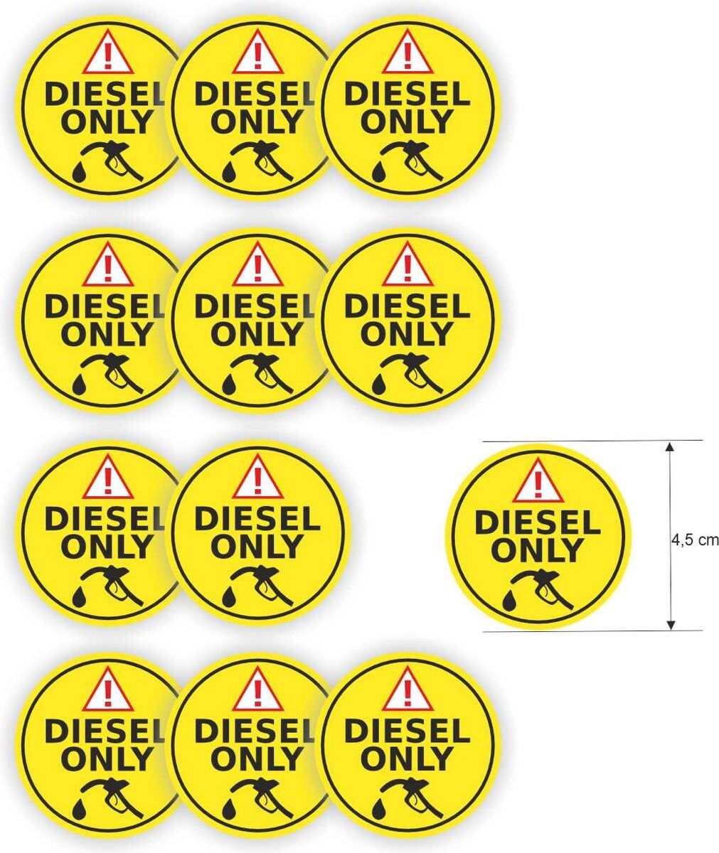 Diesel Only sticker set 12 stuks (1171.61)