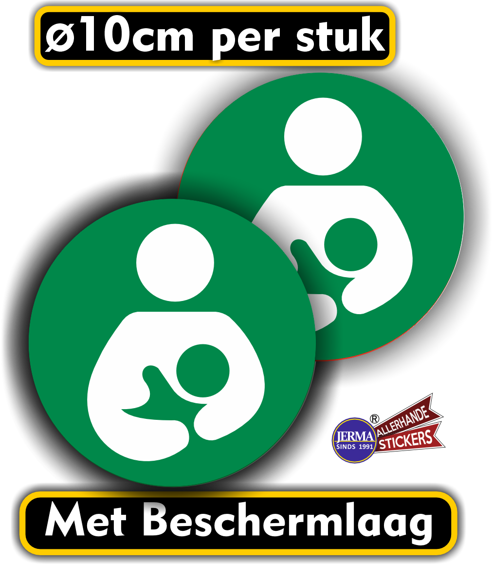 Kolfruimte deur sticker set 2 stuks groen (1050.52)